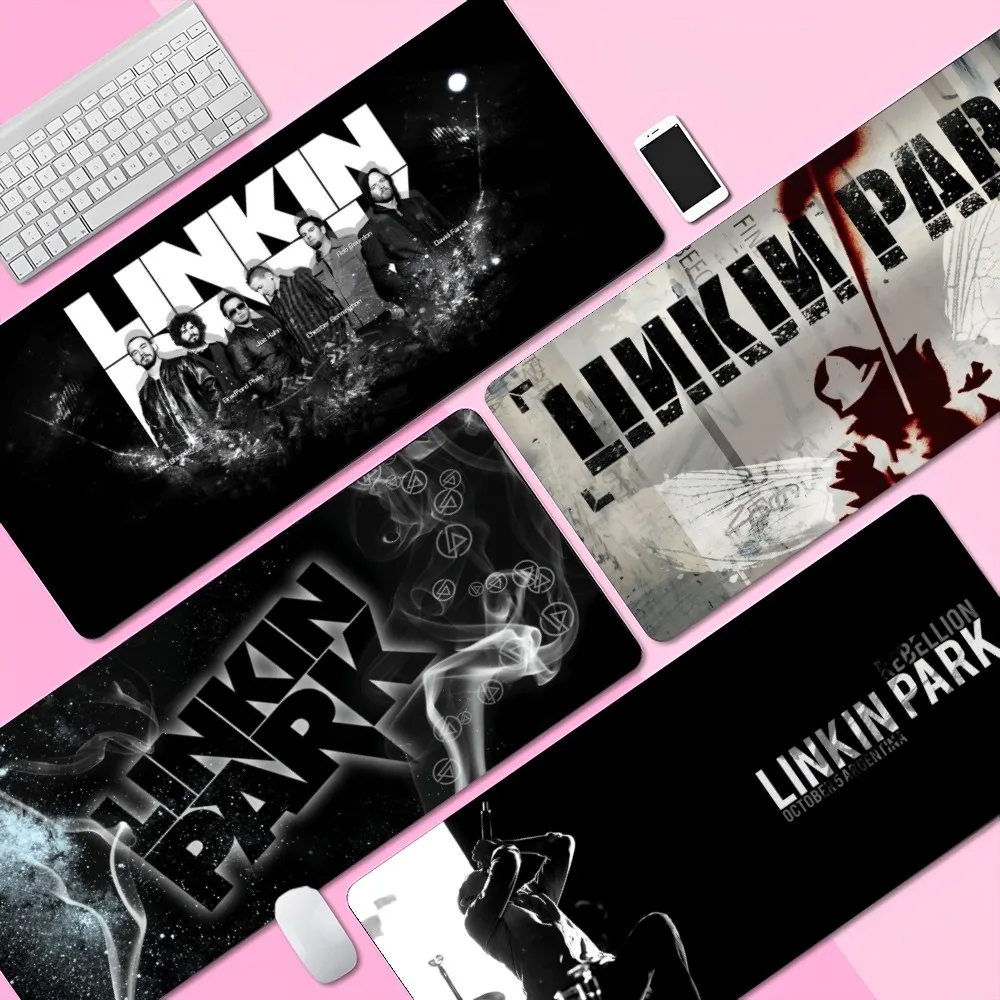 L-Linkins Music Park Mousepad Custom Skin Desktop Desk Mat Kawaii accessori da gioco studenti blocco di scrittura per PC Computer Table