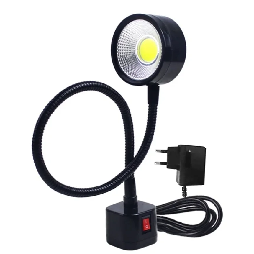 

НОВИНКА: Светодиодный рабочий светильник с магнитным основанием и гибкой штангой (гусиная шея), 220В 5Вт, для токарных станков, фрезерных станков, сверлильных прессов, промышленного освещения, вилка стандарта ЕС