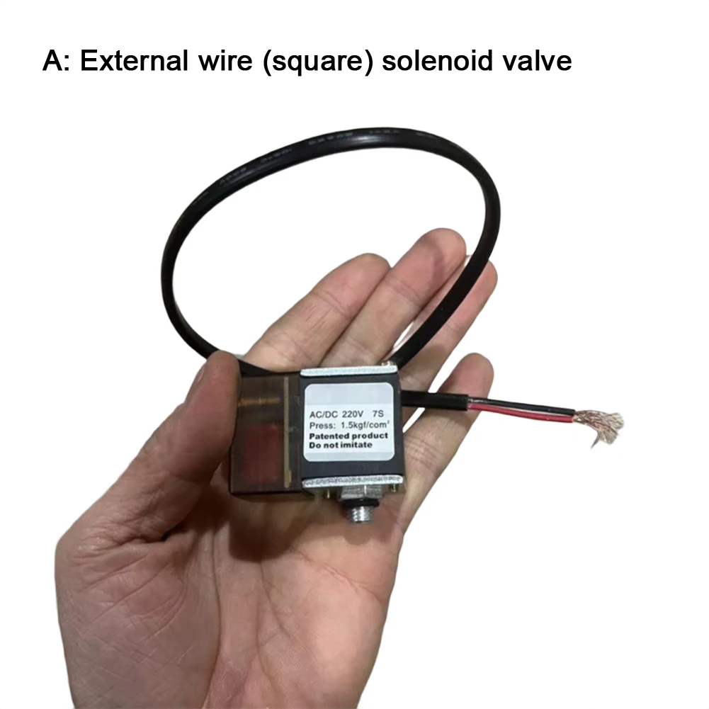 Air Compressor Pump Power Off Exhaust Solenoid Valve Quiet  Unloading Bleed Check Valve Air Gas Water Flow Control Valve