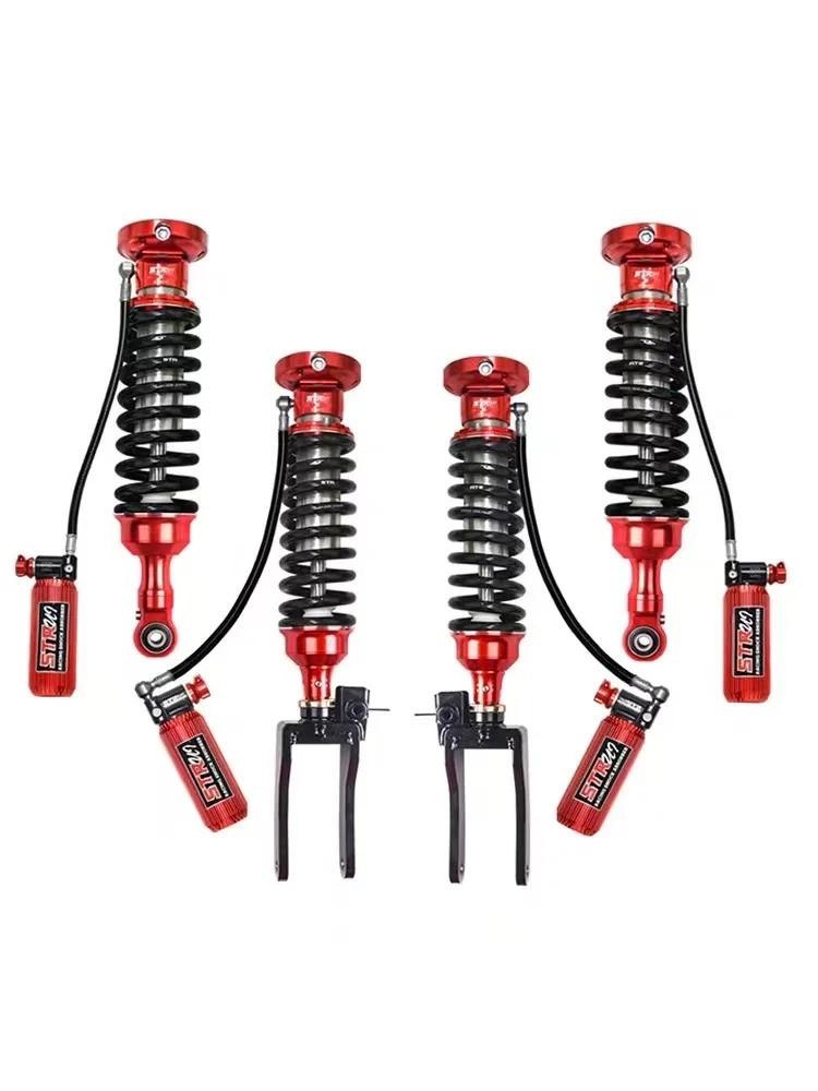 Custom Nitrogen Adjustable Steel Suspension Coil Spring Shock Absorber for Cayenne Front/Rear Raise the Chassis