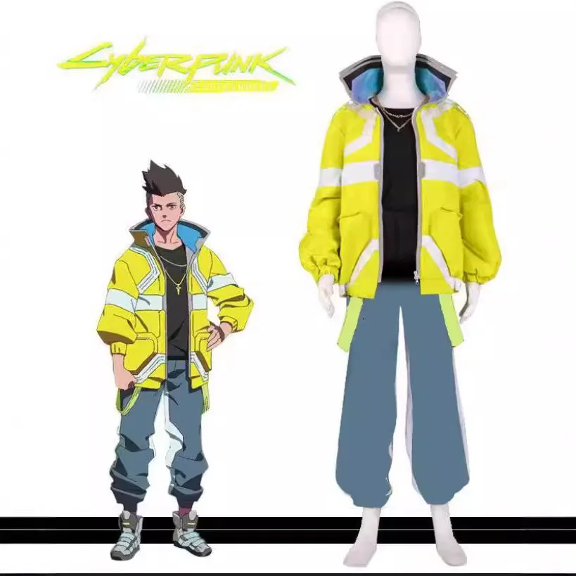 Game Anime David Martinez luce Punk Cosplay Costume Jacket Party Halloween Cosplay Costume 20 And 77 Punk