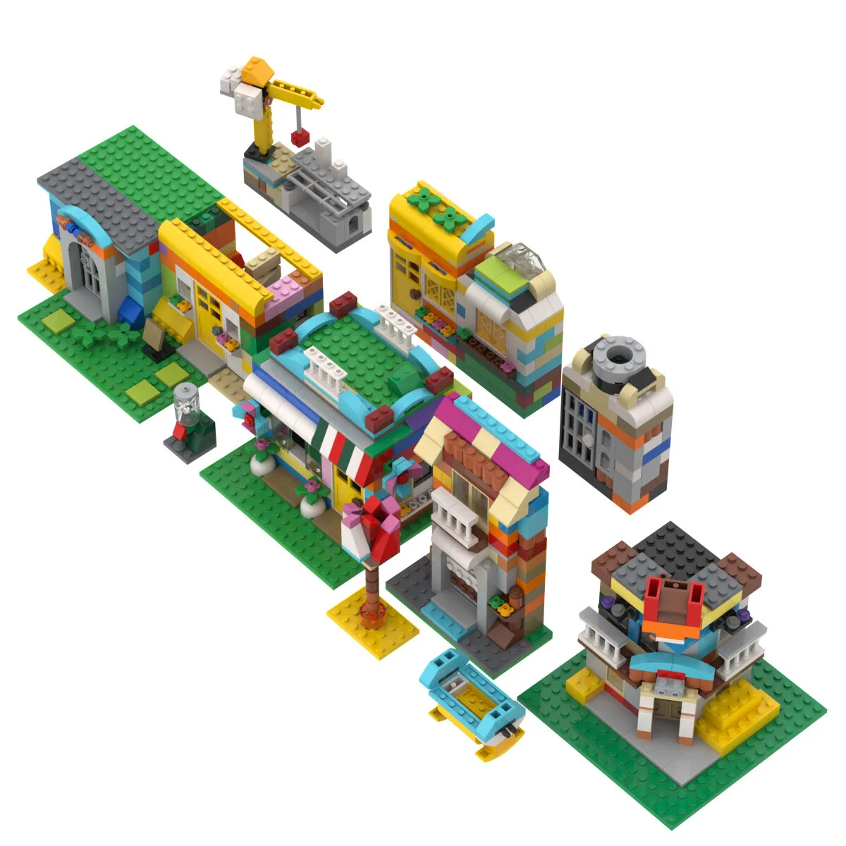 

Custom MOC: C5019 30-in-1 Sets Models & Packs 457 Parts Gift for Christmas