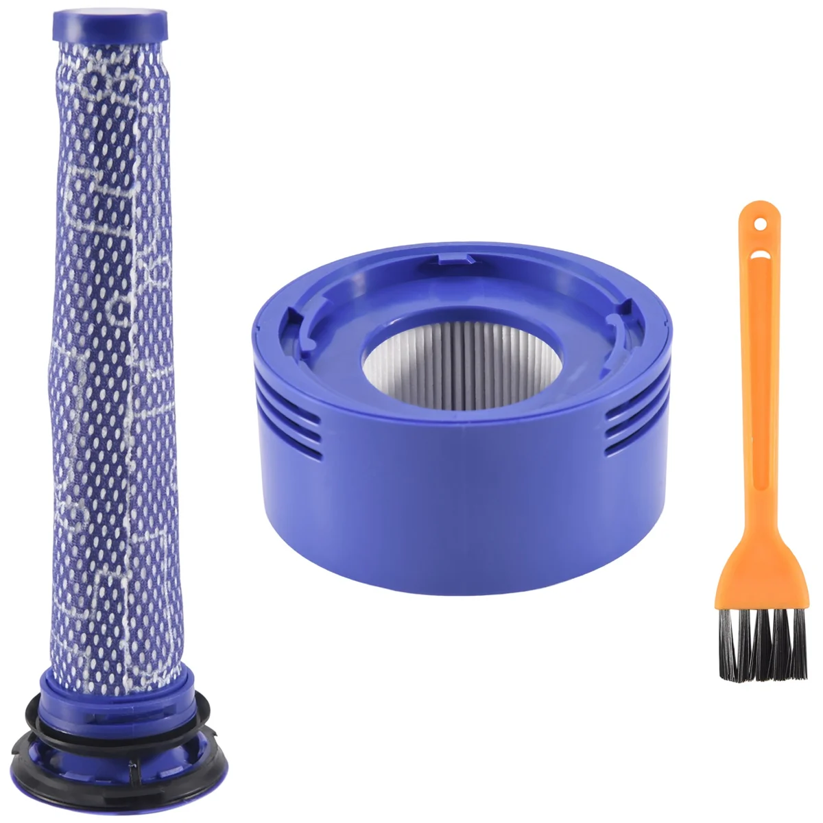 قبل وبعد مرشح ل دايسون مكنسة كهربائية ، استبدال أجزاء ، DC58 ، DC59 ، DC61 ، DC62 ، V7 ، V8