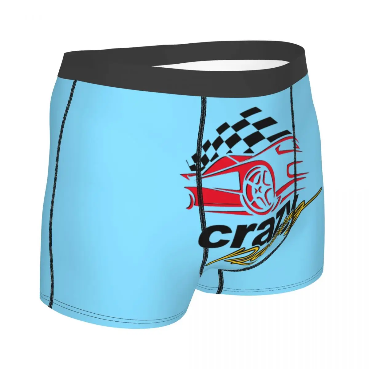 Crazy Racing Man's Boxer Briefs Underpants Highly Breathable Top Quality Birthday Gifts