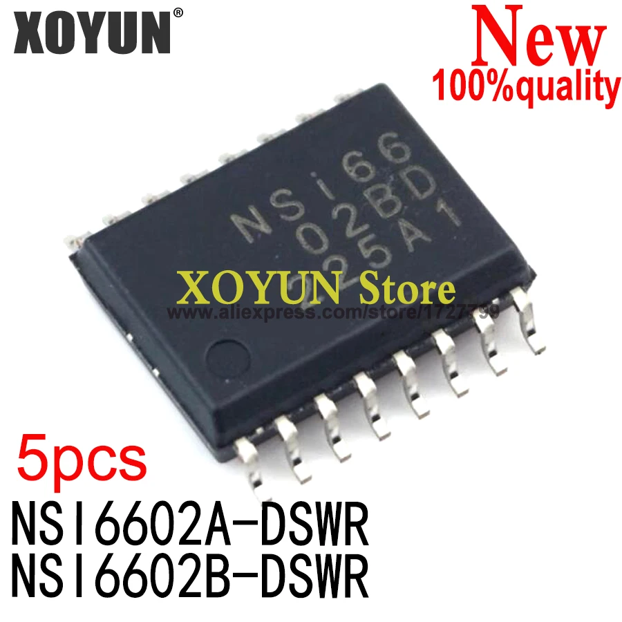 (5piece)100% New NSI6602A-DSWR NSI6602B-DSWR NSI6602AD NSI6602BD NSI6602 NSI66 sop-16