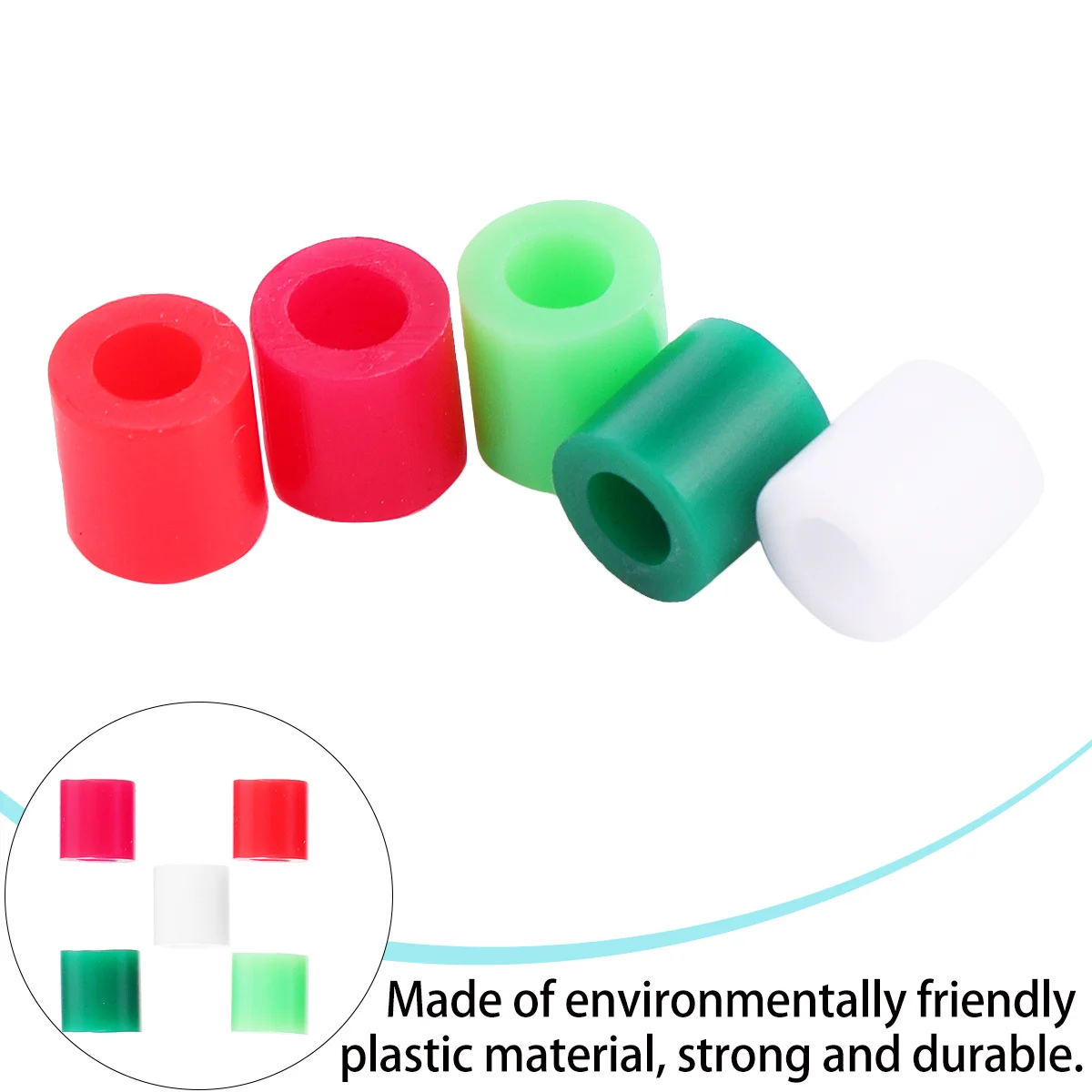 2500個のプラスチックビーズ、子供向けDIYクラフトキット、クリスマスデコレーションやクリエイティブアートプロジェクトに最適な楽しい教育用ビーズ