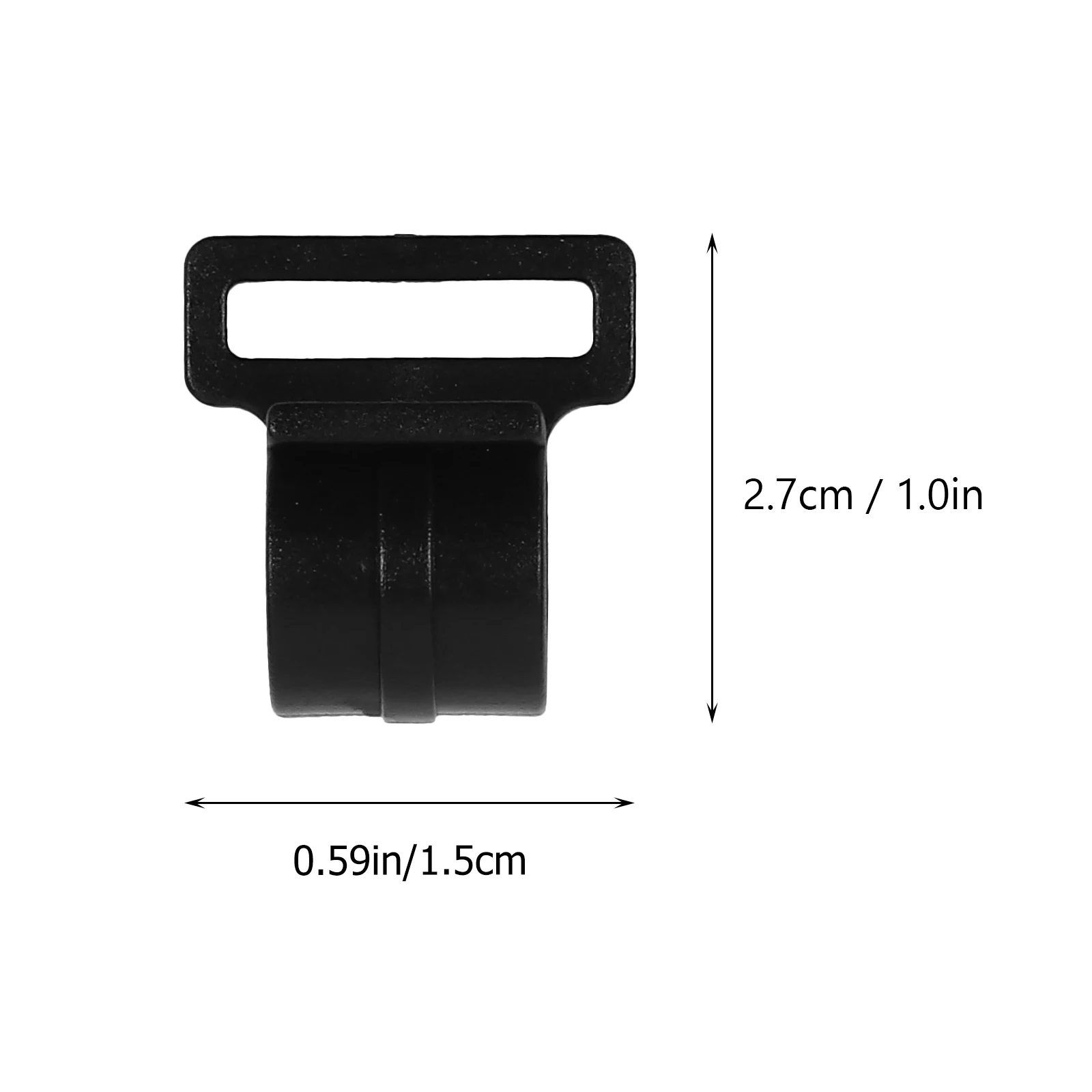 

20 Pcs Tent Pole Clips Shaped Accessories Camping Waterproof Suspension Hooks Heavy Duty Plastic Awning Clamps Strong Wind Proof