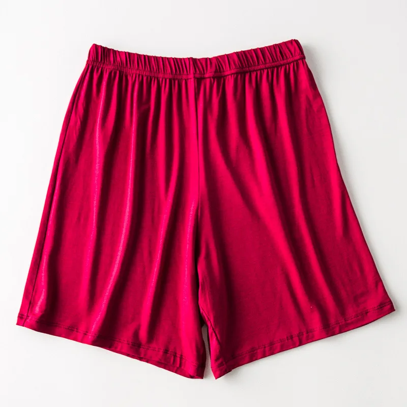 Shorts modais confortáveis para mulheres, pijama casual, calça fina de pijama, respirável para noite, calça feminina, nova