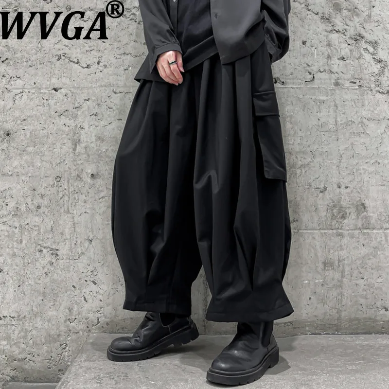

WVGA 2026 Spring Autumn New Men's Tide Yamamoto Dark Oversized Trendy Workwear Niche Casual Safari Style Jogger Pants Ins W21243