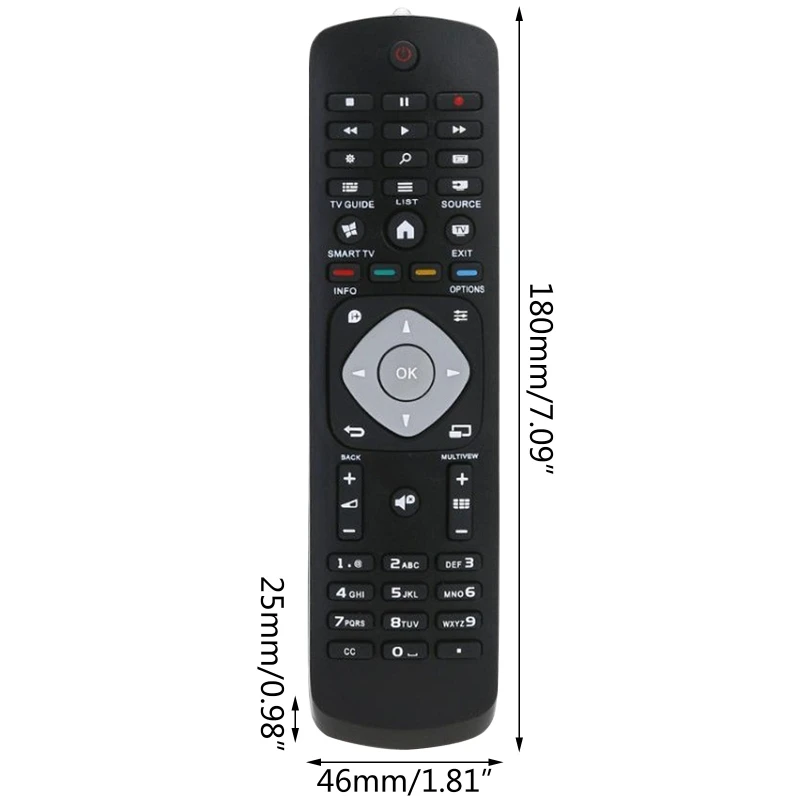 Universal Remote Control for PHILIP YKF347-003 Television Remote Control for Smart LCD TV Remote Control Replacement