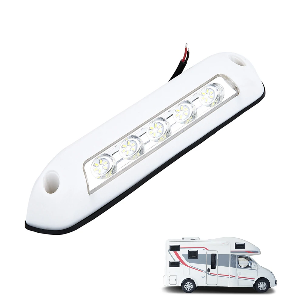 

12V Motorhome Caravan Interior Wall Lamps 8W Waterproof Awning Lights 10LED RV Outdoor Porch Light RV Retrofit Outdoor Lighting