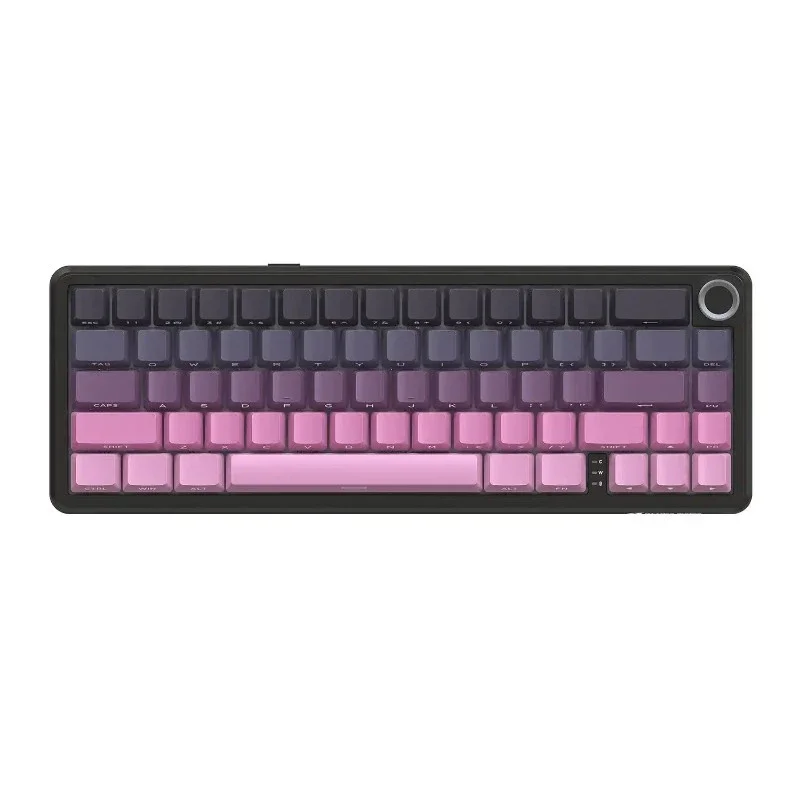 Wireless keyboard 60% layout full key hot swap conflict free macro definition three mode mechanical keyboard