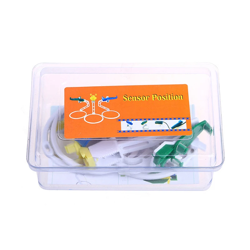 Diş x-ray sensörü pozisyoner tutucu diş Lab dijital x-ray Film bulucu diş hekimi taşınabilir plastik konumlandırma aracı 3 adet/takım