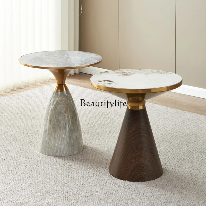 

Round coffee table for household use