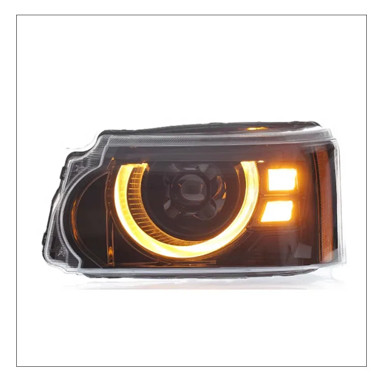 

2010 2011 2012 L322 Upgrade Light Emitting Diode Headlights Modified and Upgraded for Range Rover Sport Headlights