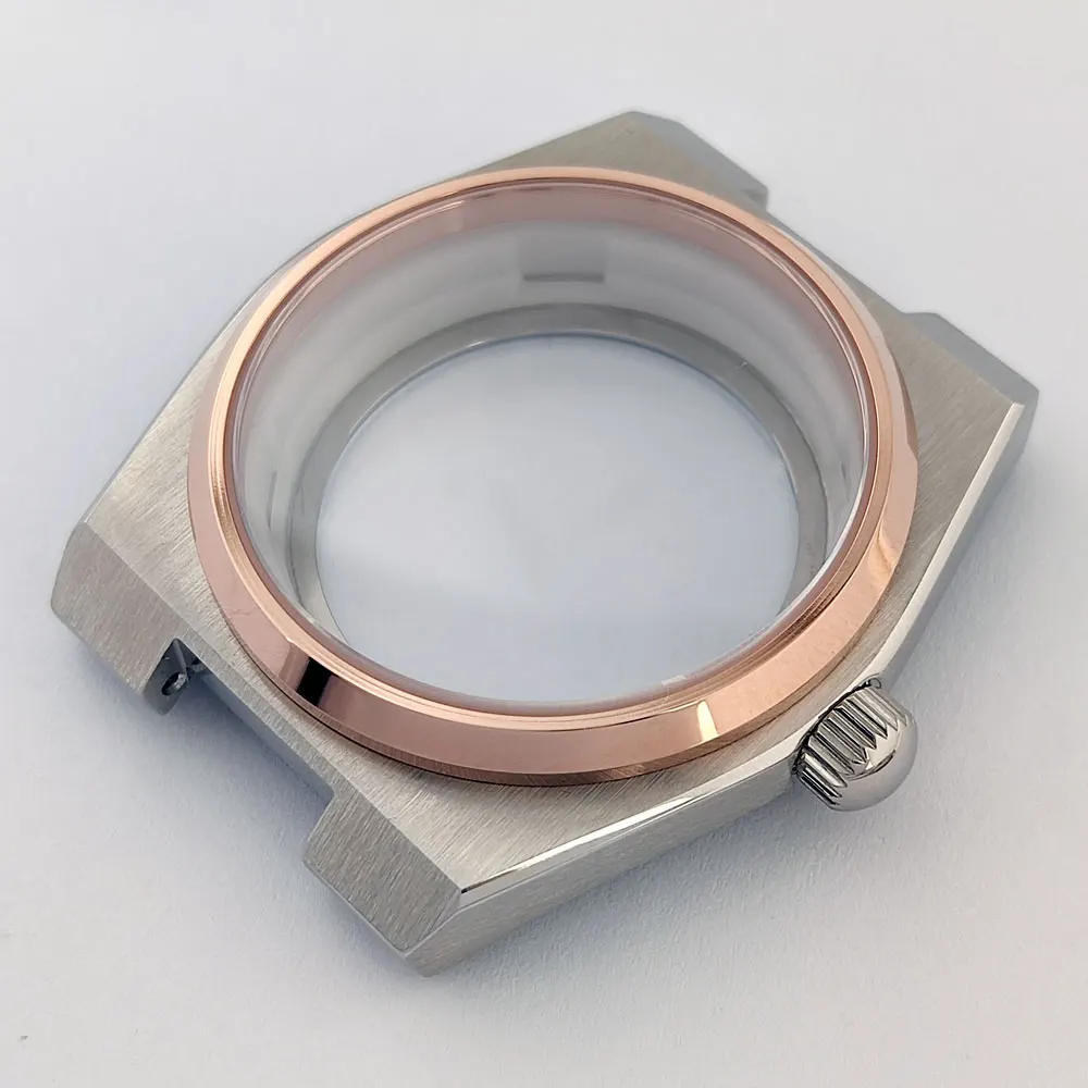 NH35/NH36 حافظة 40 مللي متر حافظة ساعة زجاج الياقوت حافظة من الفولاذ المقاوم للصدأ تناسب NH34/NH35/NH36 ملحقات ساعة الحركة الأوتوماتيكية #6