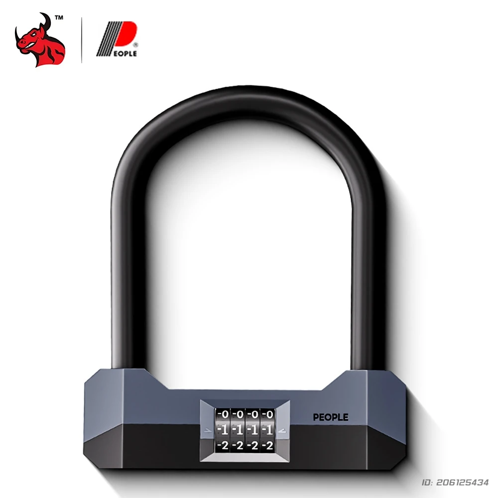 

Bike U Lock Anti-Theft Heavy Duty Padlock Rust-Resistant Outdoor Waterproof Durable Bike Lock Scooter Motorcycle Bike Lock
