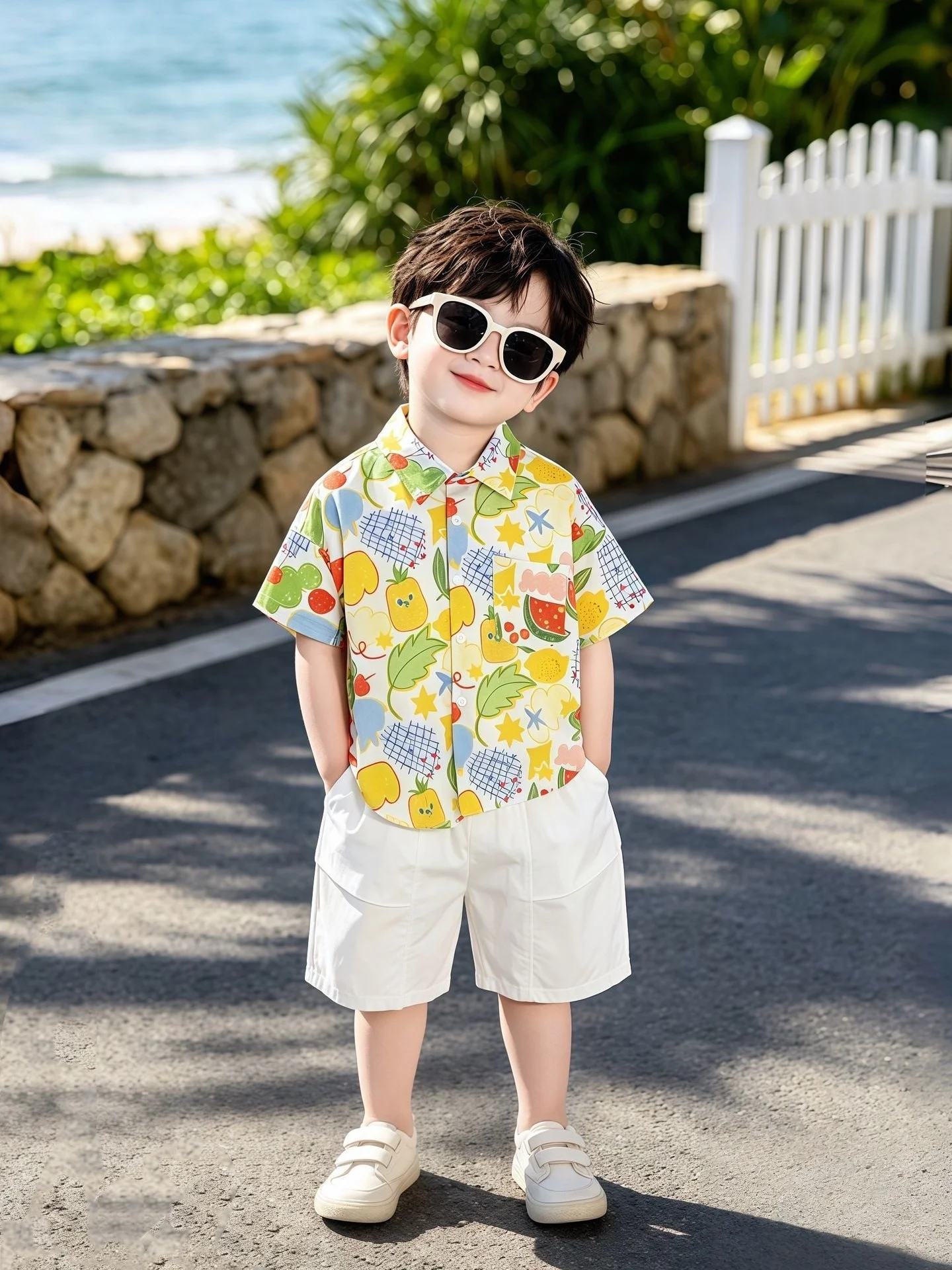 completo-estivo-per-bambini-in-stile-coreano-camicia-e-pantaloncini-leggeri-set-due-pezzi-a-maniche-corte-per-vacanze-abbigliamento-casual-per-bambini