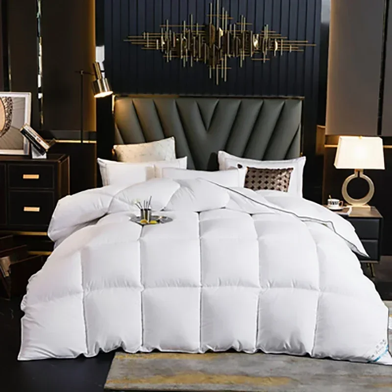 1pcs Duvet Winter Warm Quilts Dekbed Insert Deken Filler 220*240 Zware Ganzendons Dekbed Koning Koningin Twin Size