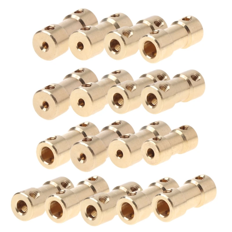 2-5mm Motor Copper Shaft Coupling Coupler Connectors Sleeve Adapter US