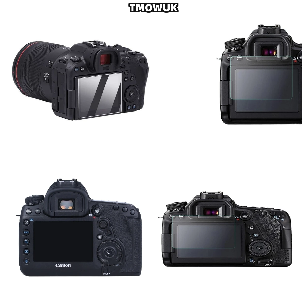 

For Canon 600D 60D EOSM2 EOSM Tempered Glass LCD Screen Protector 9H Hardness HD Clear Anti-Scratch Camera Film.