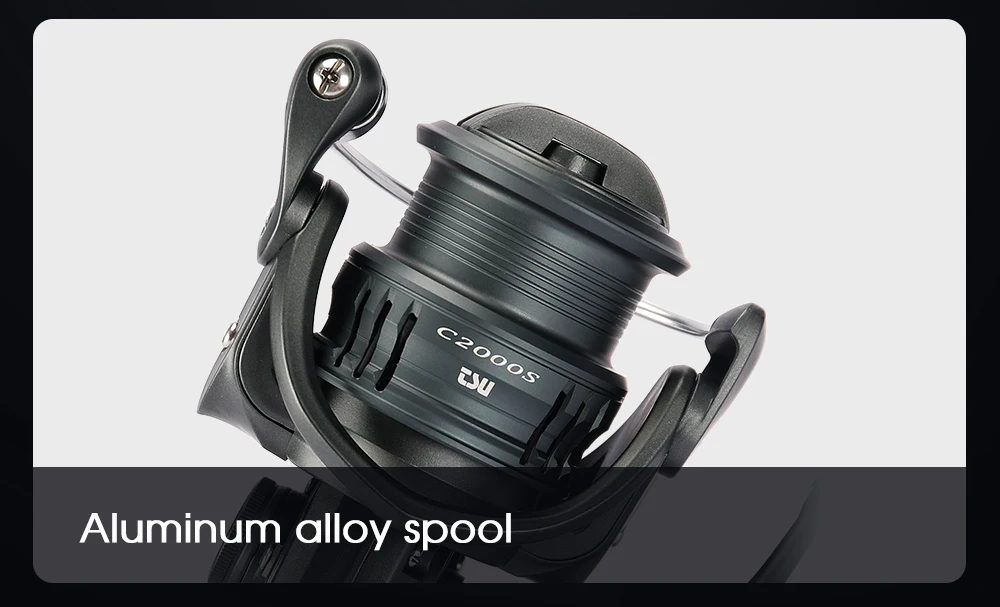 TSURINOYA Ultraleichte 155g Köder Finesse Carbon Spinning Angelrolle FRERE C2000S 2500S 3000M Flache Spule Bass Fishing Rad – Detail 27