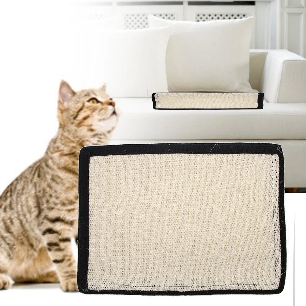 Sisal Hemp White Pet Table Leg Scratch Board Sofa Scratcher Mat Scratching Post Furniture Protect For Cats