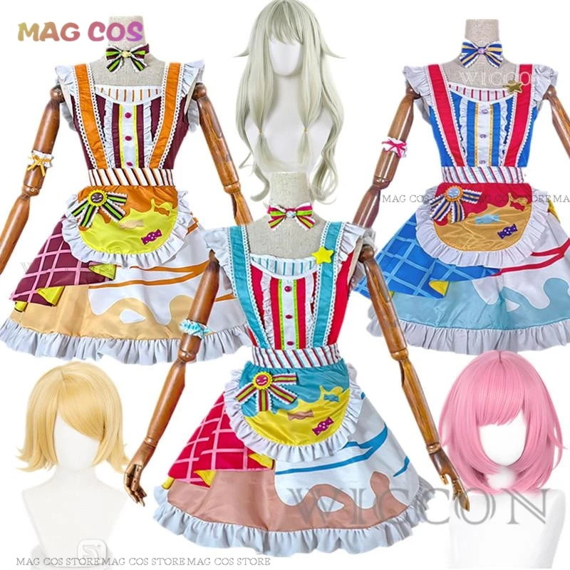 

Project Sekai Colorful Stage Feat Kusanagi Nene Ootori Emu Одежда Хэллоуин Карнавал Аниме Косплей Костюмы Живое Платье Костюм