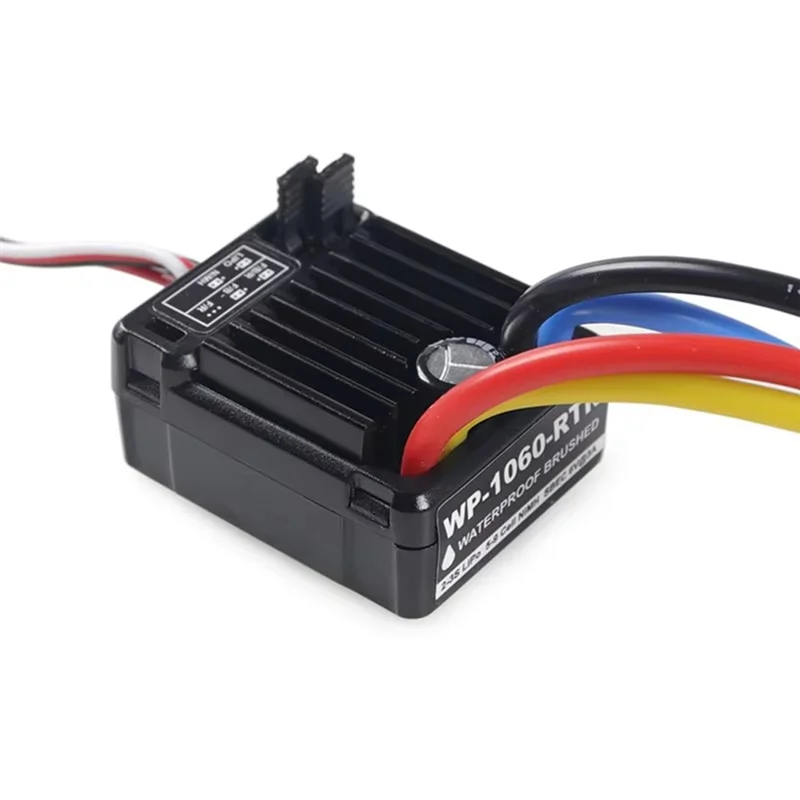 

Waterproof Speed Controller Compatible With HSP, Axial Scx10 Models 1060 60A Brushed ESC-Y46A
