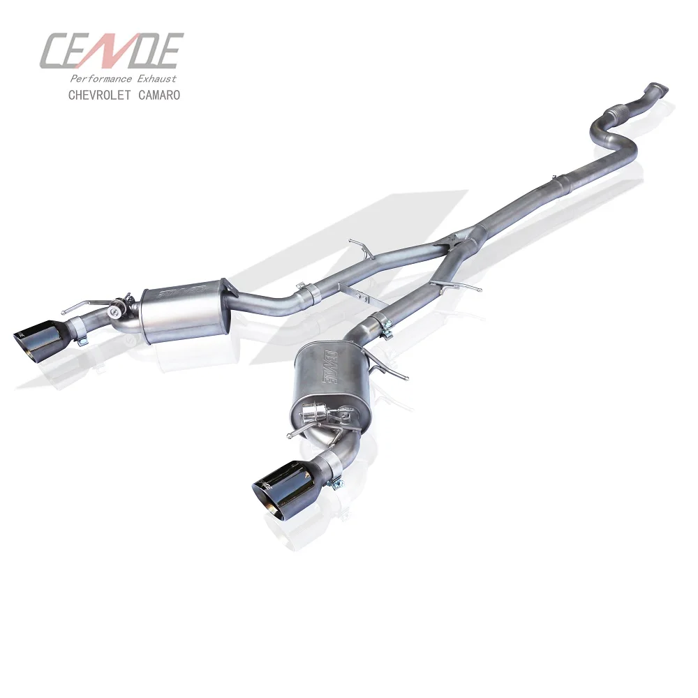 Performance system stainless steel exhaust pipes For CHEVROLET Camaro 3.6T