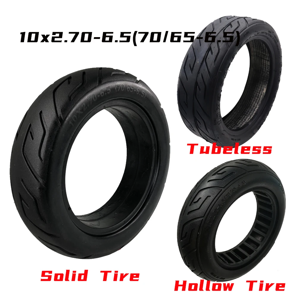 

10 Inch Electric Scooter Tire 10x2.70-6.5 Tubeless 70/65-6.5 Drainage Solid for Dualtron 3 SPEEDWAY5 500X