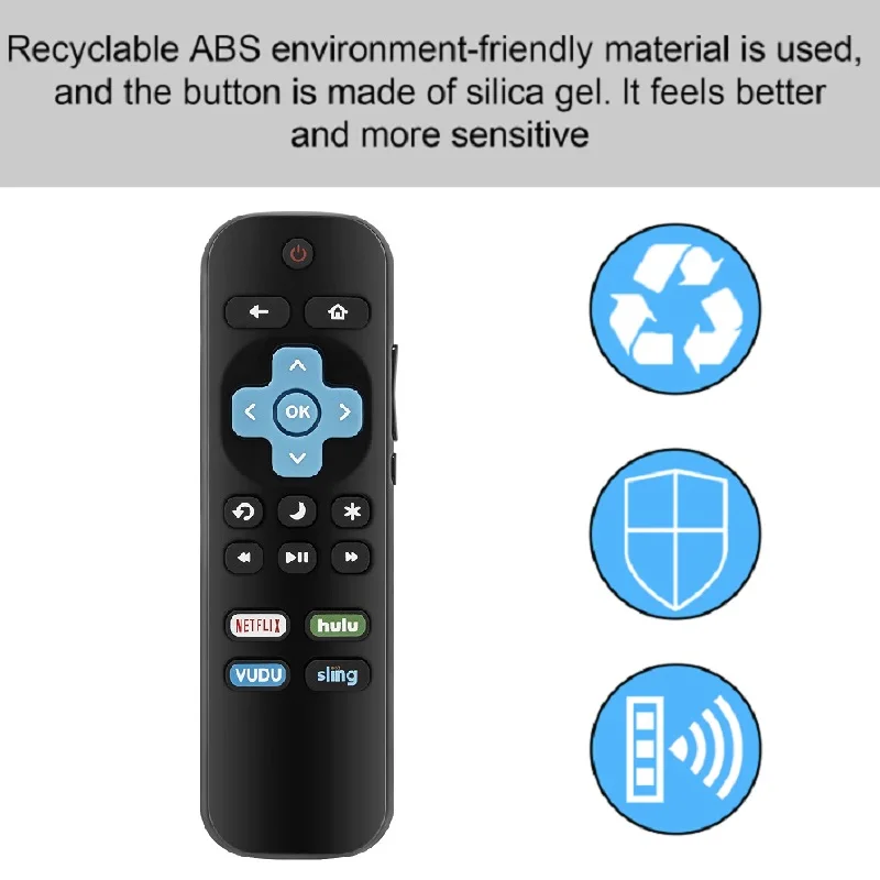 YP Universele Afstandsbediening Compatibel voor Roku/Sharp TV Set-Top Box Controller Vervanging Smart Home IR Smart Electronics