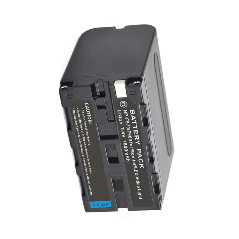 B48A NP-F960/F970 7800Mah Rechargeable Battery Pack For Sony Video Light Monitor Replacement Battery