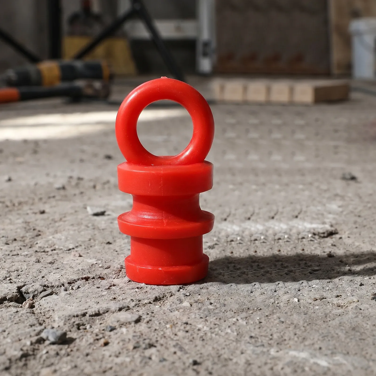 8 Pcs Traffic Warning Pole Cap Cone Caps for Control Red Construction Accessories