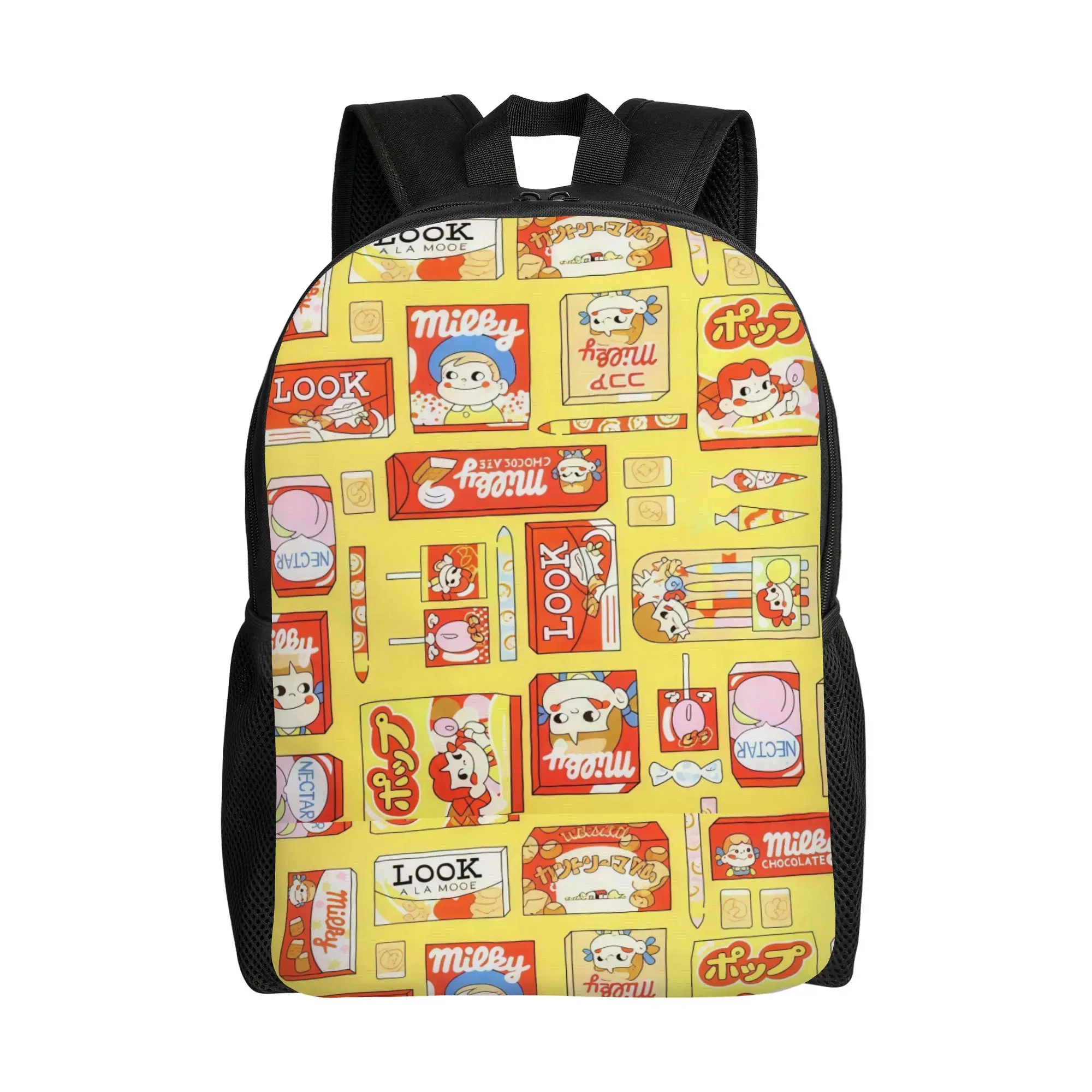 Fujiyaa Milk candy Backpack Ladies Sporty Daily mochila Large Capacity Laptop Bag Back To School Season