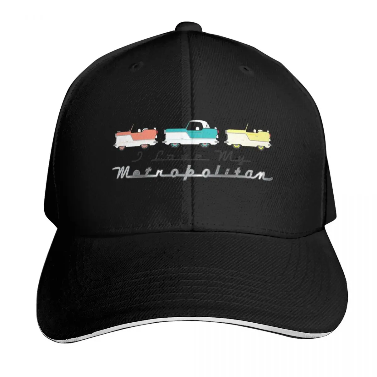 I LOVE MY METROPOLITAN Baseball Cap Christmas Hat Bobble Hat hard hat Uv Protection Solar Male Women's