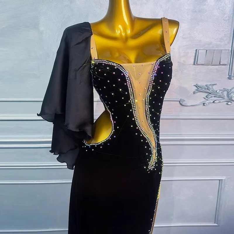 Traje de performance de dança do ventre personalizado feminino dança oriental indústria pesada quente diamante veludo cinto sutiã cinta macacão