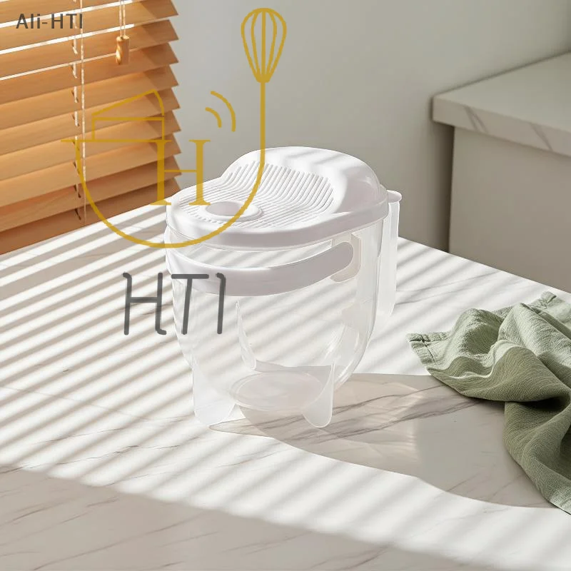 Rice Washing Drain Basket Free Hand Food Grade Non-Slip Strainer for Household Kitchen Pasta Fruit Beans Washing