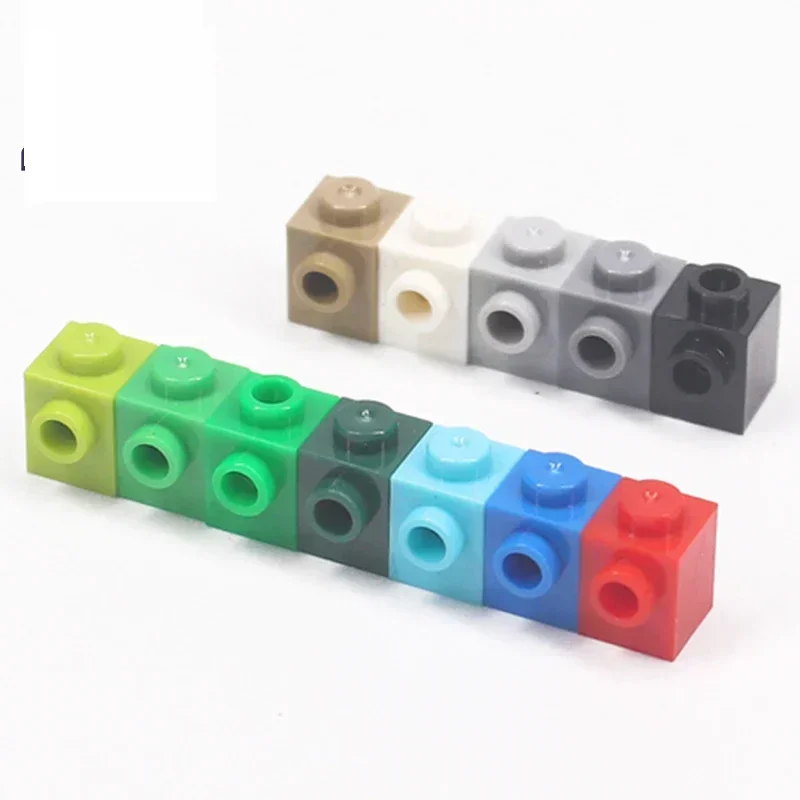 50PCS Assembles Particles 87087 1x1 Single Side Building Blocks Bricks Kit Part High-Tech Education Toy For Children Gift