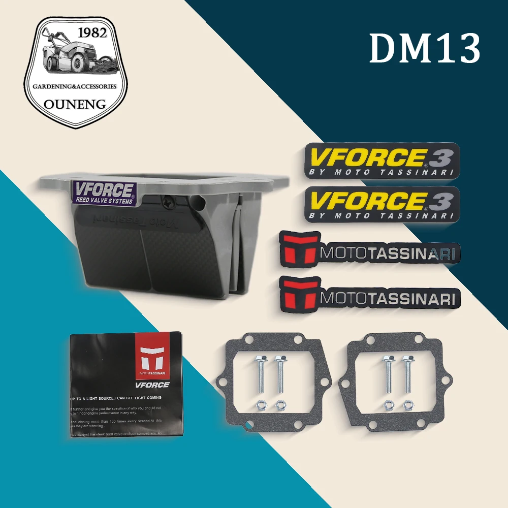 Для Kawasaki KDX 200 220 KX250 KMX 125 KMX 500 Ninja KRR ZX150 KRZ150 мотоцикла VForce 3 язычковый клапан из углеродного волокна DM13