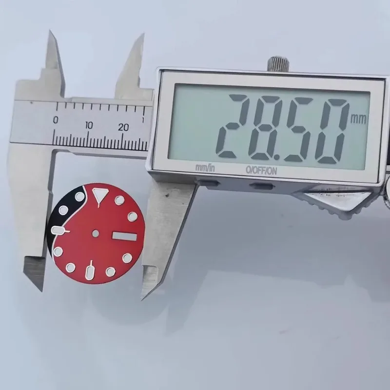28,5 мм новый индивидуальный циферблат 3,0/3,8/4,2 фута SKX007, модифицированный циферблат, подходит для NH36, аксессуары для часов с механизмом, новый DIY