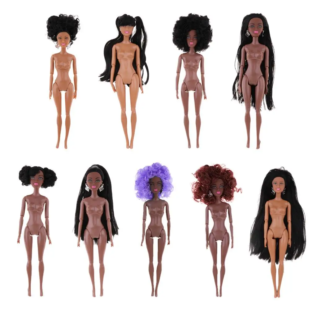 Flexible Articulated Nude Doll Body for 1/6 Dolls DIY Custom Model Kids Cosplay House Accessories Kit