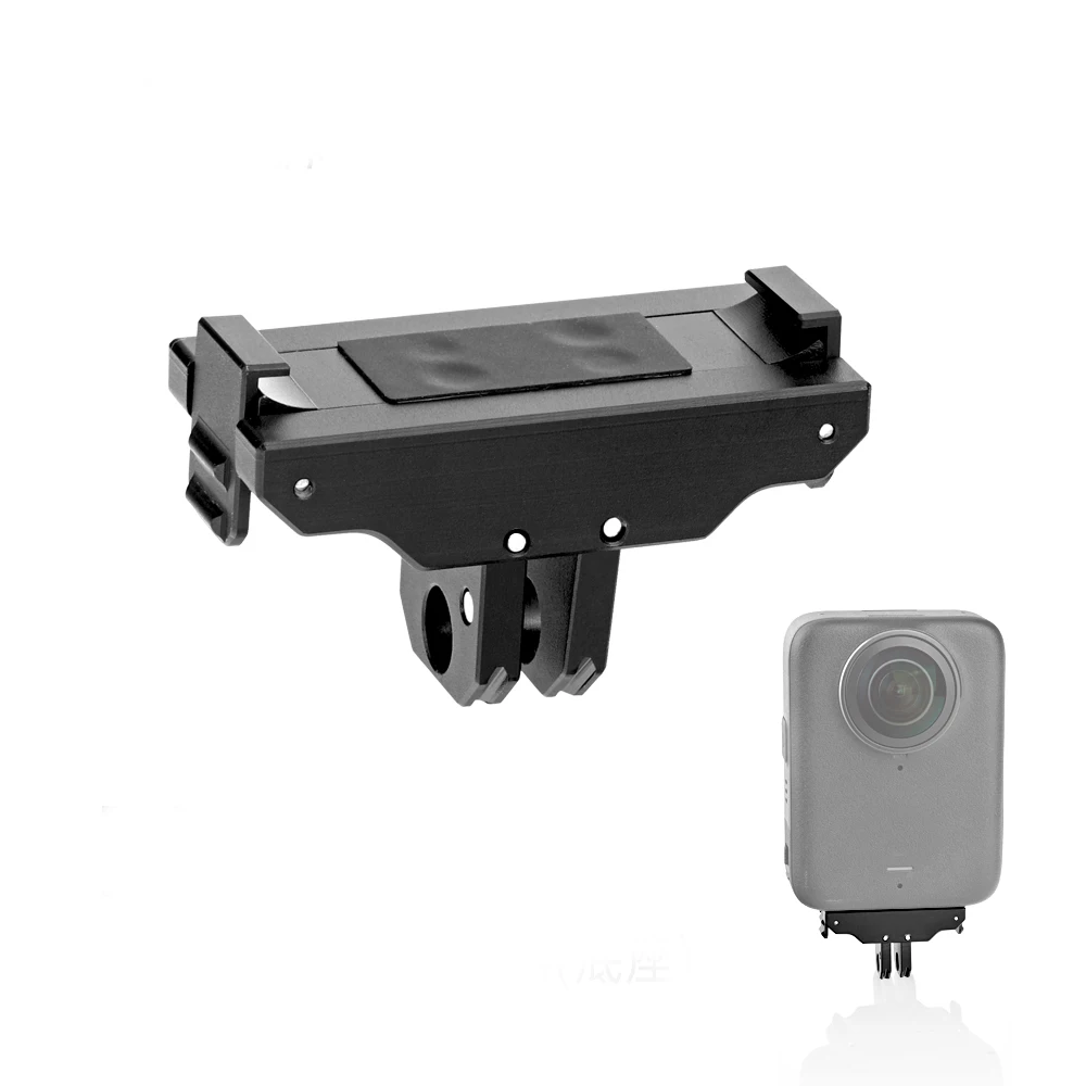 Para dji osmo 360 montagem de extensão de câmera, base de montagem de câmera magnética com furo de parafuso de 1/4 Polegada liberação rápida e dobrável