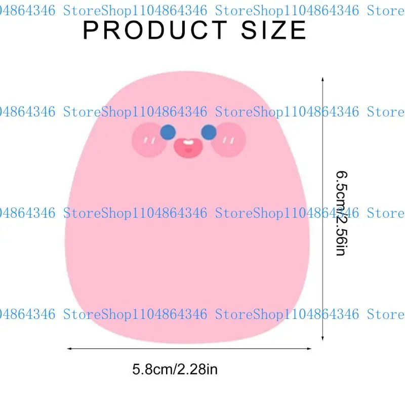 5Asd 60 feuilles nouveauté note note auto-adhéive Paper Paper Cartoon Note Paper 2.3x2.5in pour Fridges Computer Notebook