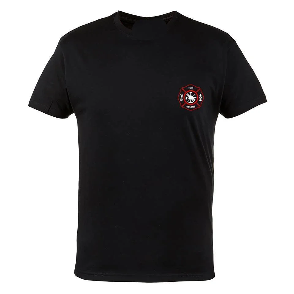 2020 Summer New Men Tees Brand Clothing T-shirt FIREFIGHTER RESCUE TEAM IDEAL FOR FIREFIGHTERS CASUAL T Shirt