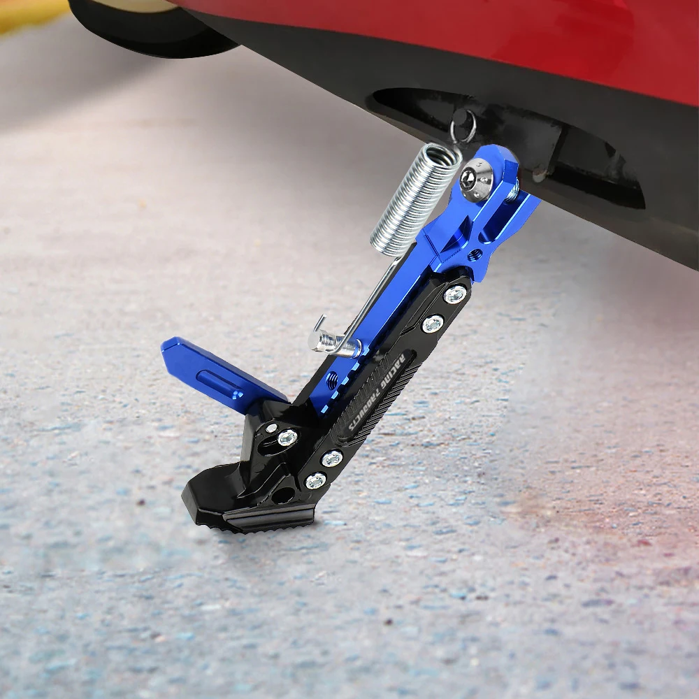 New Motorcycle Kickstand Parking Kick Stand Bracket Foot Side Supportor Crutch Holder Dirt Bike Motorbike Accessories Universal
