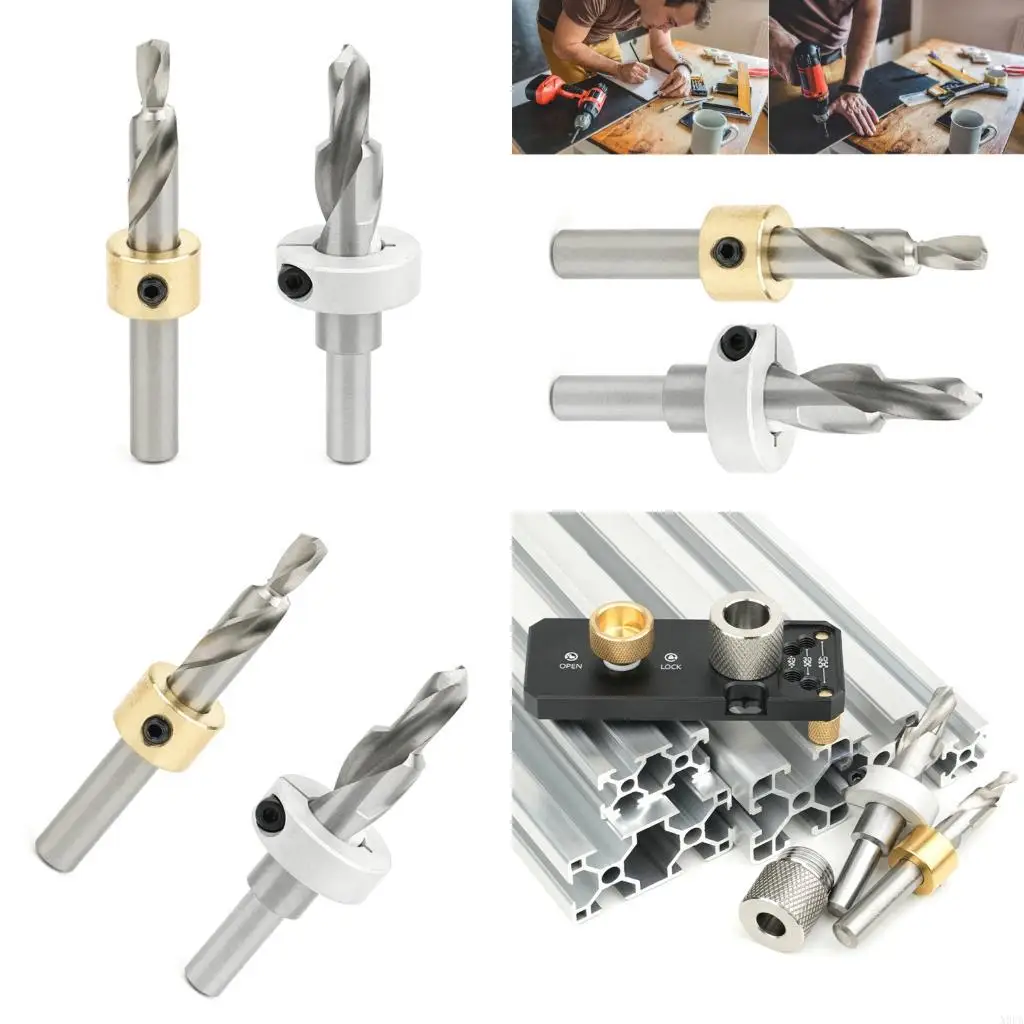 X9FA Precisions Hole Tool untuk Profil Ekstrusi Aluminium Bor Jig Drill