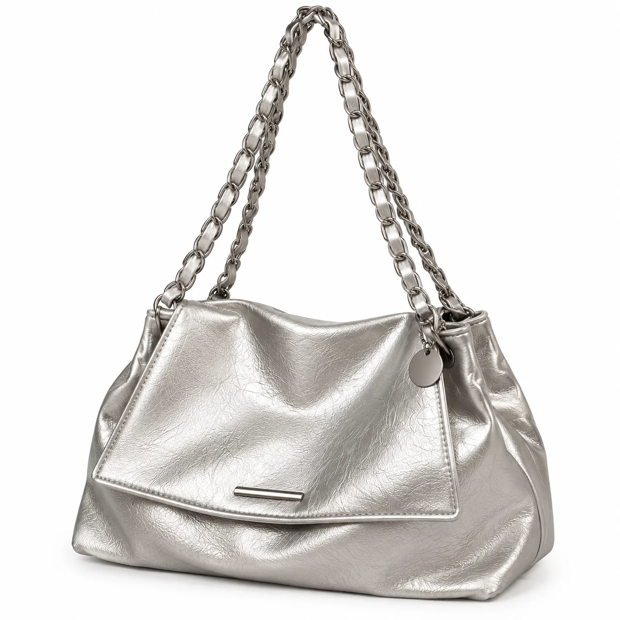 Women's Large Capacity Tote Bag Fashion Chain Shoulder Crossbody Bag Elegant Everyday Commuter Handbag