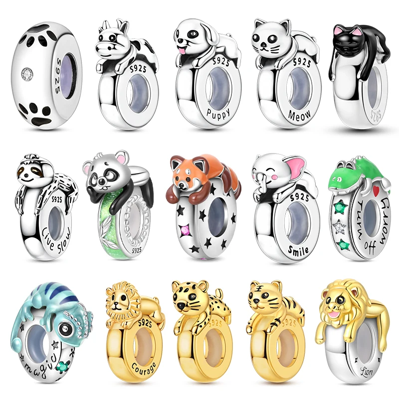 

Новинка: Серия «Милые питомцы» и бусины-хамелеоны из серебра 925 пробы, шармы-бусины для оригинальных браслетов 3 мм, женские украшения для самостоятельного изготовления, подарок