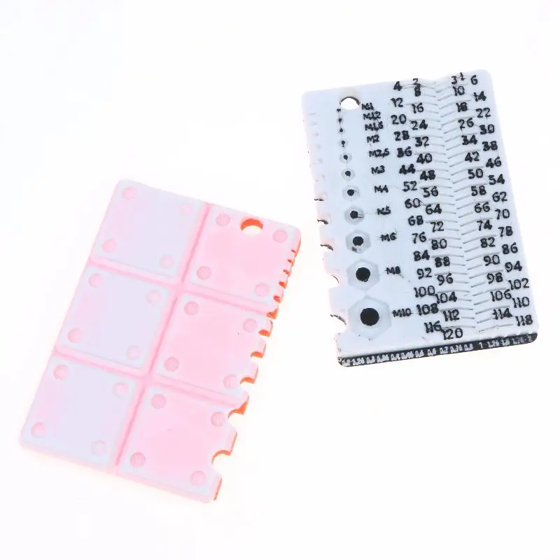 M1-M10 Schrauben- und Bolzenmesswerkzeug, langlebig, tragbar, Werkstattmessgerät, perfektes Geschenk für Heimwerker und Heimreparaturen. – Detail 6